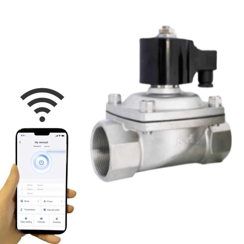 Válvula Solenoide con Control de Temperatura por App