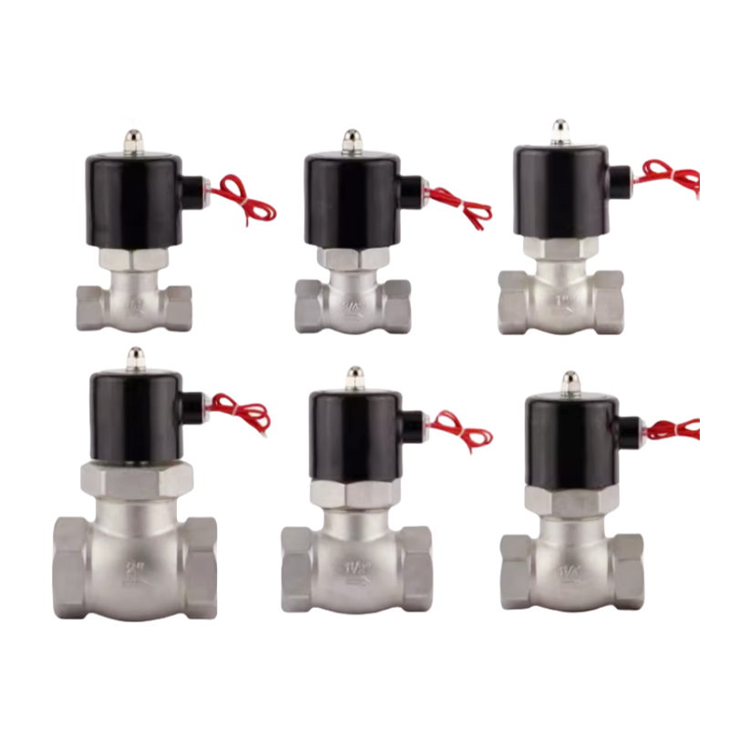Válvula solenoide de alta temperatura de acero inoxidable 304