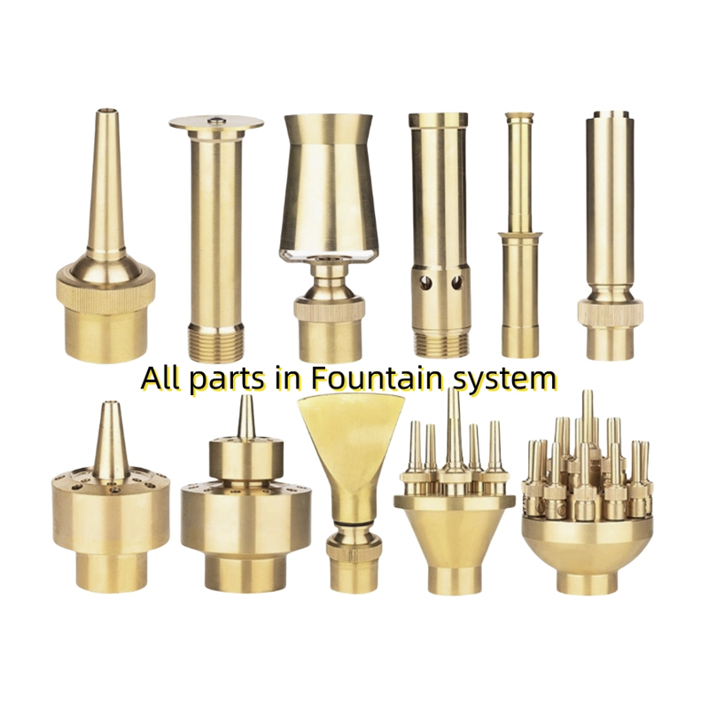 Boquilla para fuente – Formaciones de agua personalizadas, 1/2