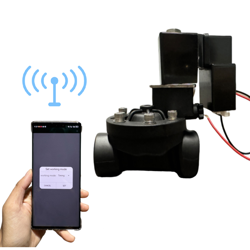Válvula Solenoide con Control de Temporizador por App